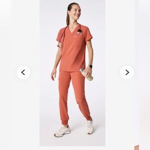 Figs spiced cedar Catarina Scrub Set